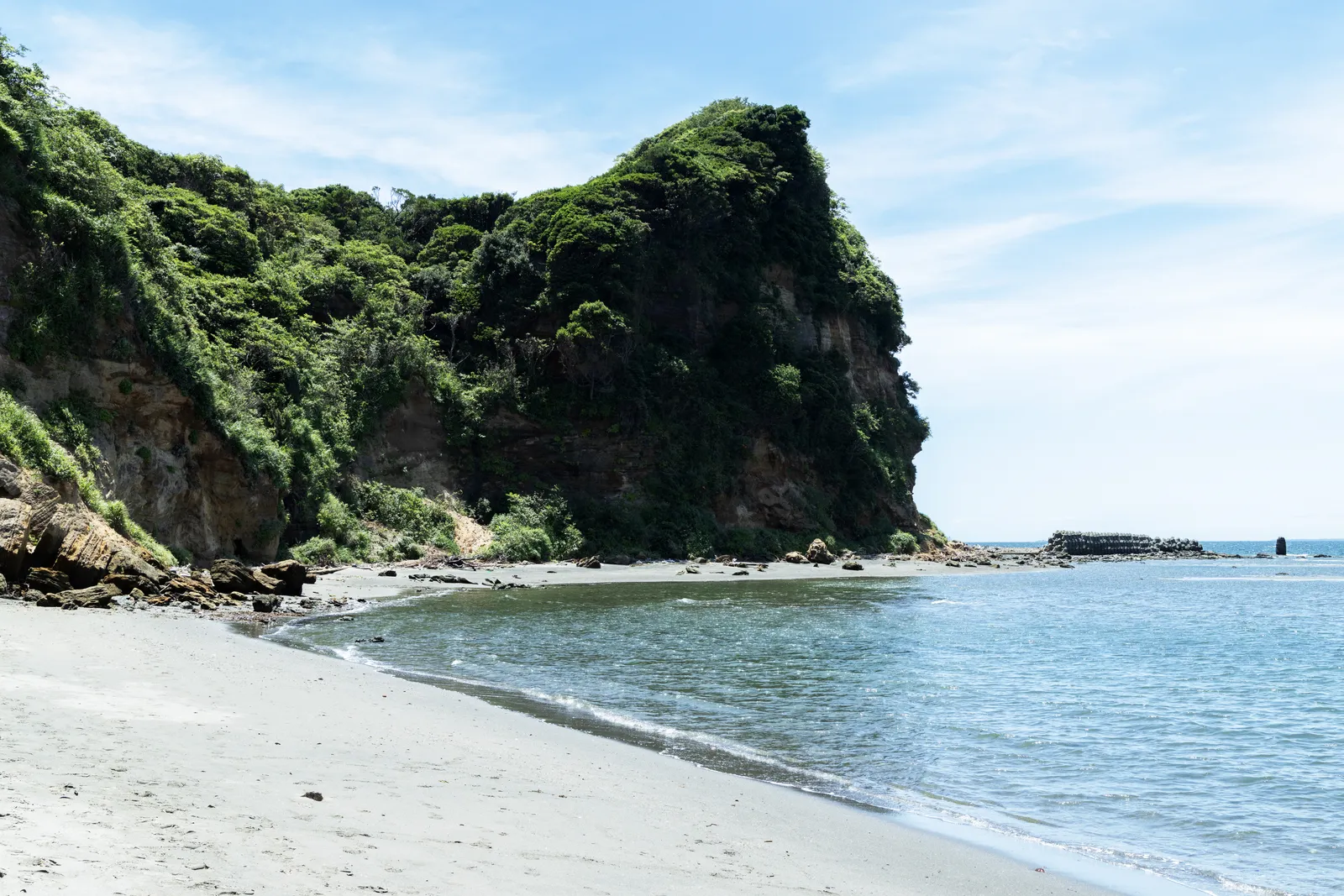 スタジオ近くの海辺の風景